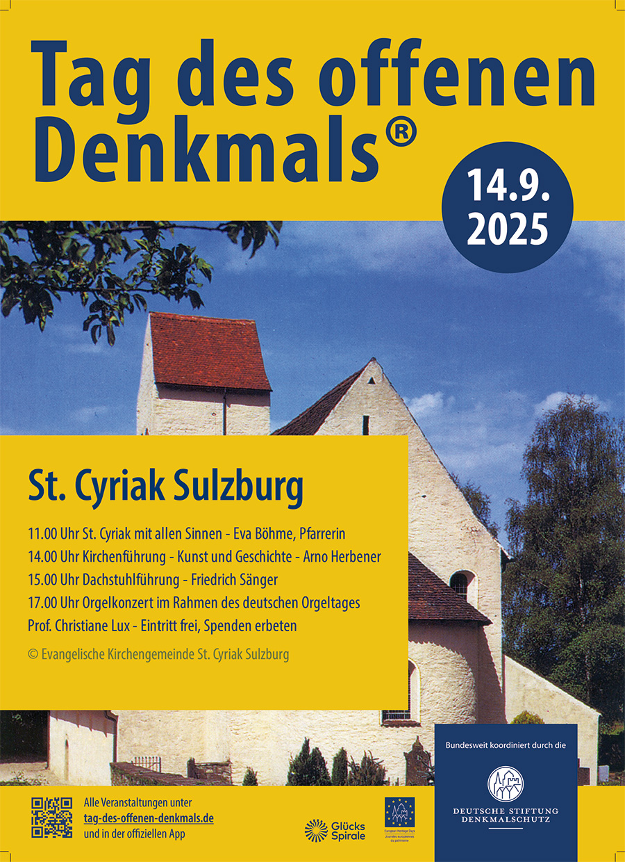 14. September 2025: Tag des offenen Denkmals