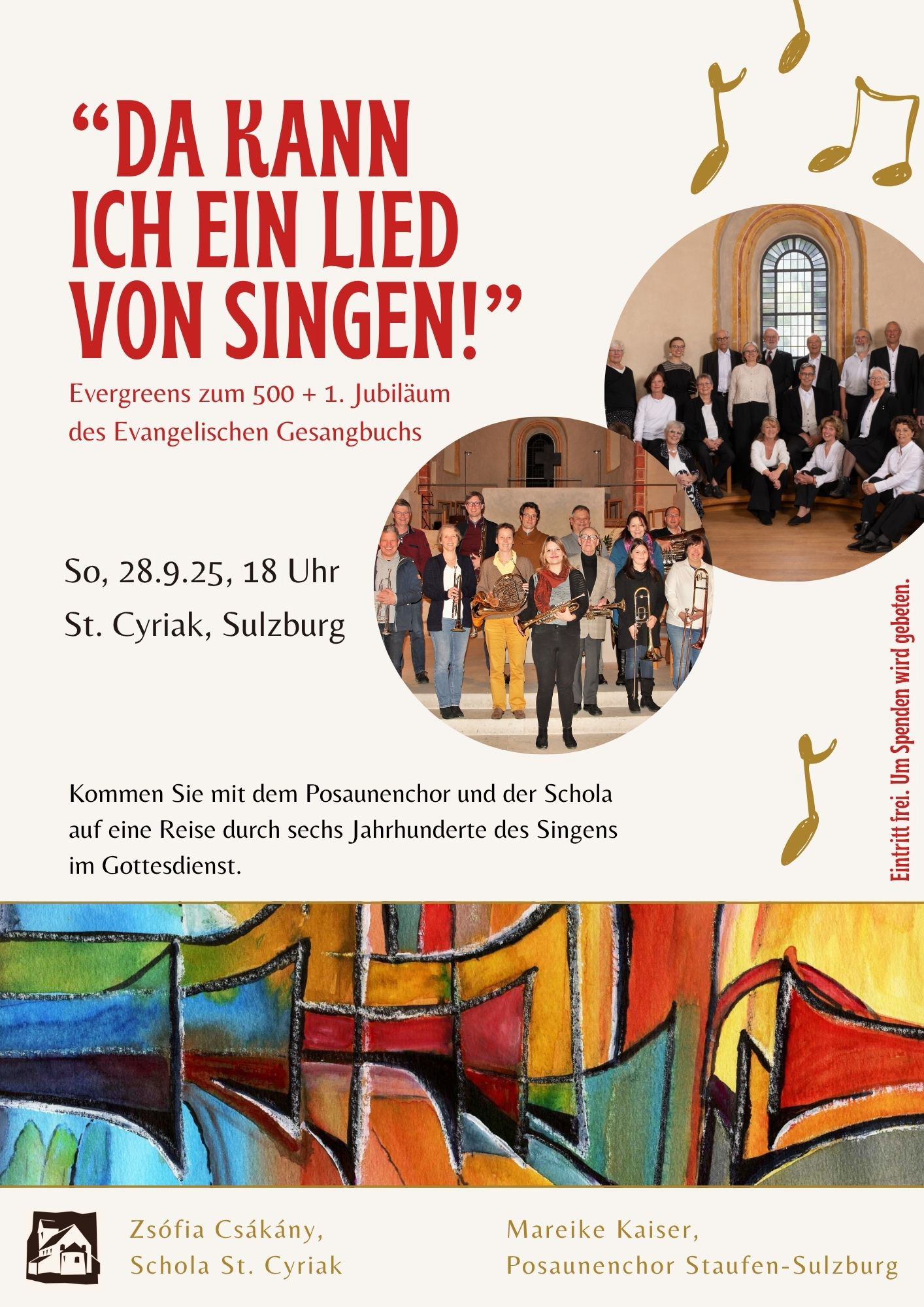 28. September 2025: Mitsing-Konzert "Da kann ich ein Lied von singen!"
