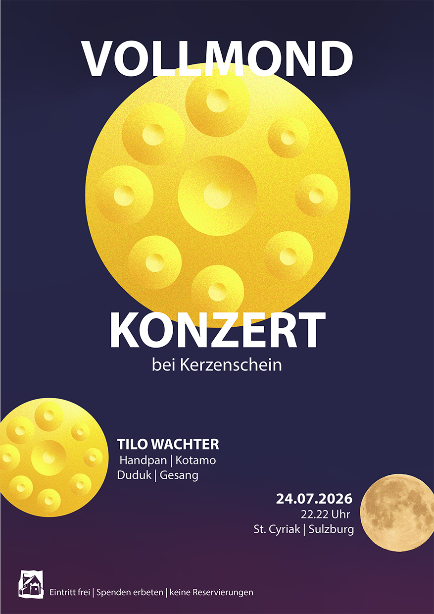24. Juli 2026: VOLLMOND KONZERT bei Kerzenschein
