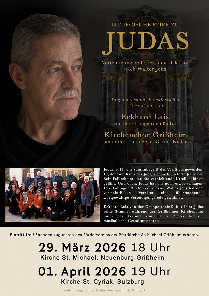 01. April 2026: Liturgische Feier zu JUDAS